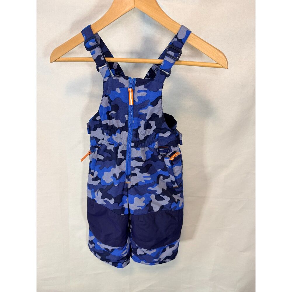 Amazon Essentials Children’s 2T Snow Pants Blue Camouflage Overall Snow Pants